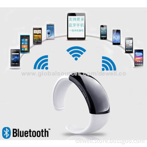 Smart Watch/Bluetooth Wireless Bracelet, Caller ID Display + Vibrating Alert for iPhone/Samsung/HTC
